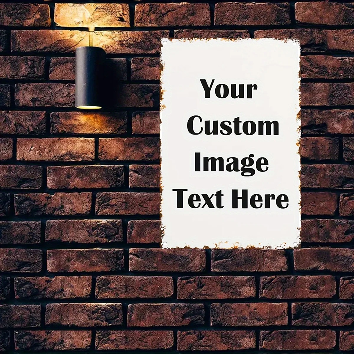 Home Bar Signs - Personalizowana tabliczka z zdjęciem i tekstem