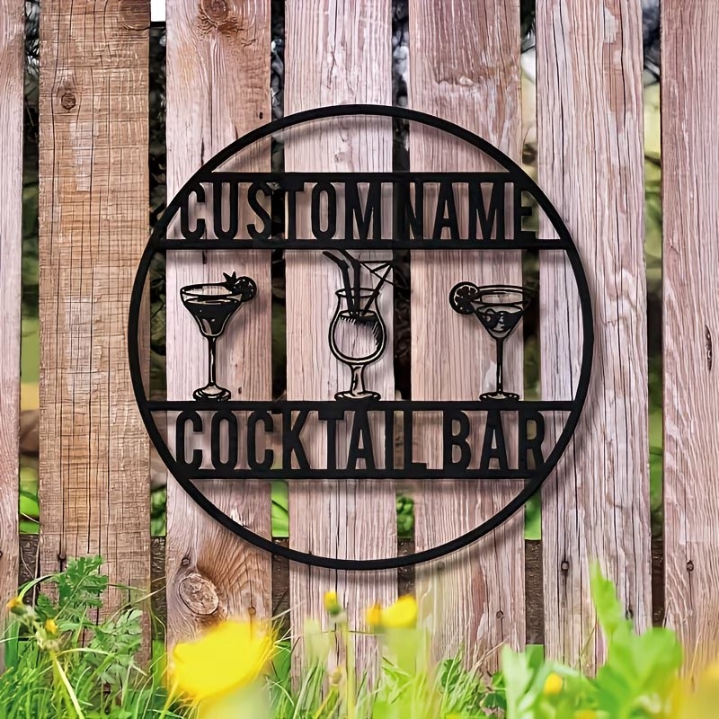 Home Bar Signs - Tablica z imieniem na zamówienie do