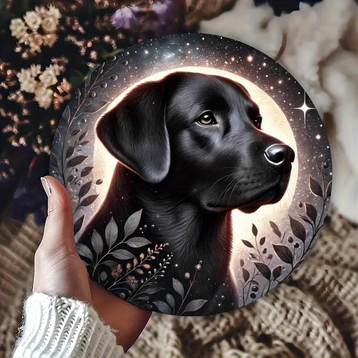 Home Bar And Kitchen - Urocza tabliczka metalowa z labradorem i