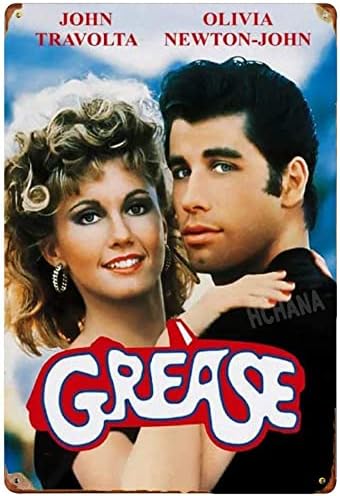 Home Bar And Coffee - Metalowy szyld blaszany Grease Classic Movie,