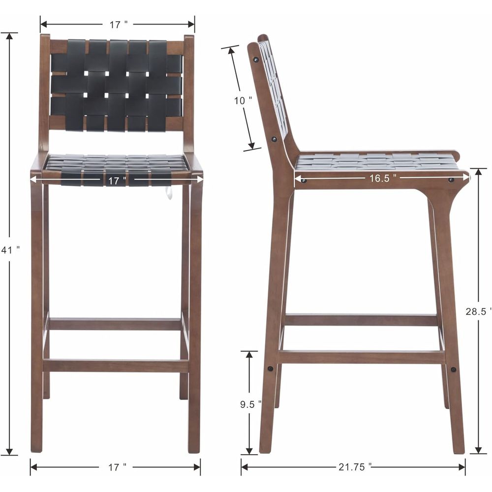 Zestaw 2 drewnianych stołków b – Home Bar Stools recenzja i cena