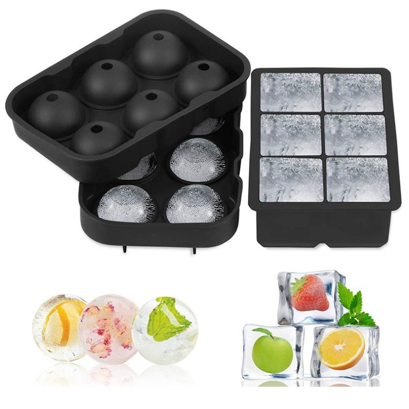 Formy silikonowe do lodu 4/6/8 – Ice Mold Sphere recenzja i cena