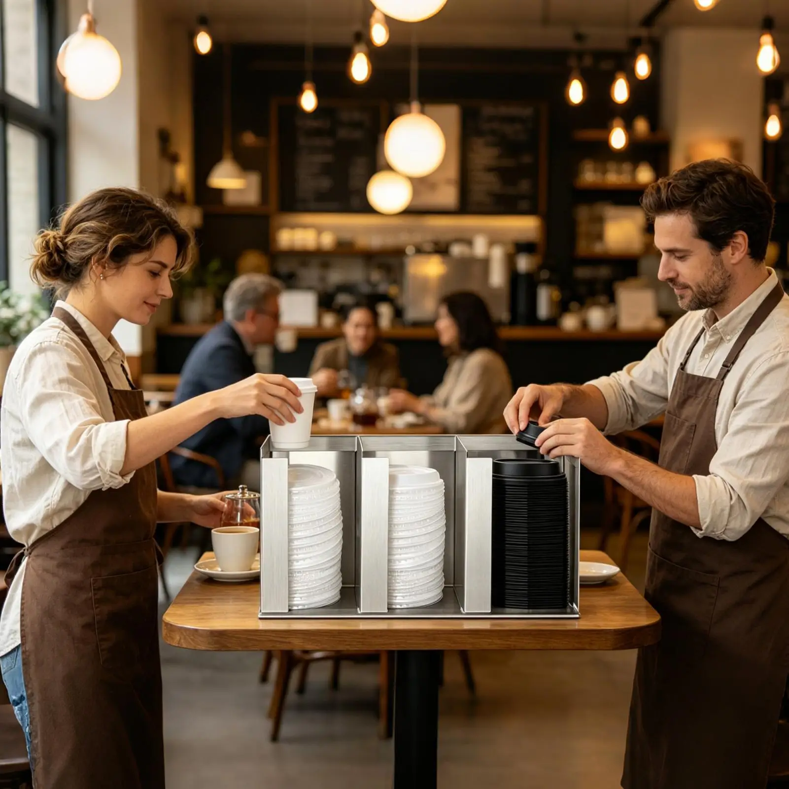 Organizer na kubki i pokrywki  – Home Bar And Coffee recenzja i cena