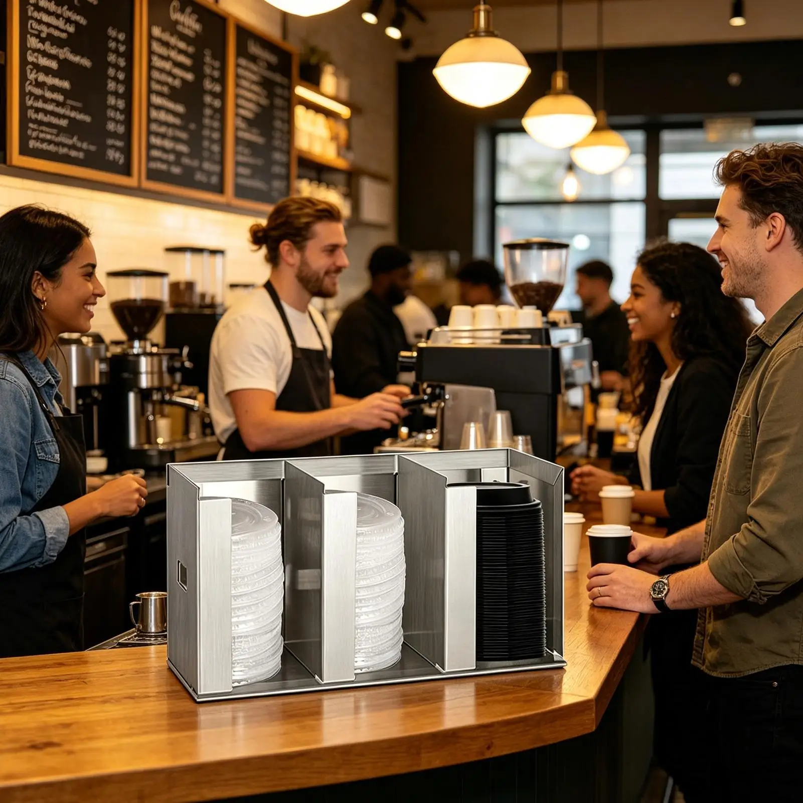 Organizer na kubki i pokrywki  – Home Bar And Coffee recenzja i cena