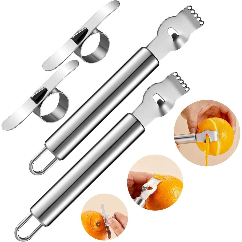 4-częściowy zestaw do obierani – Peeler Channel Knife recenzja i cena