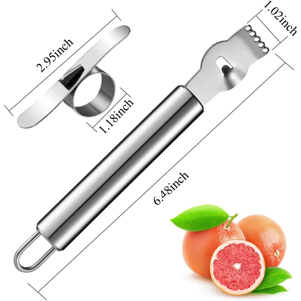 4-częściowy zestaw do obierani – Peeler Channel Knife recenzja i cena