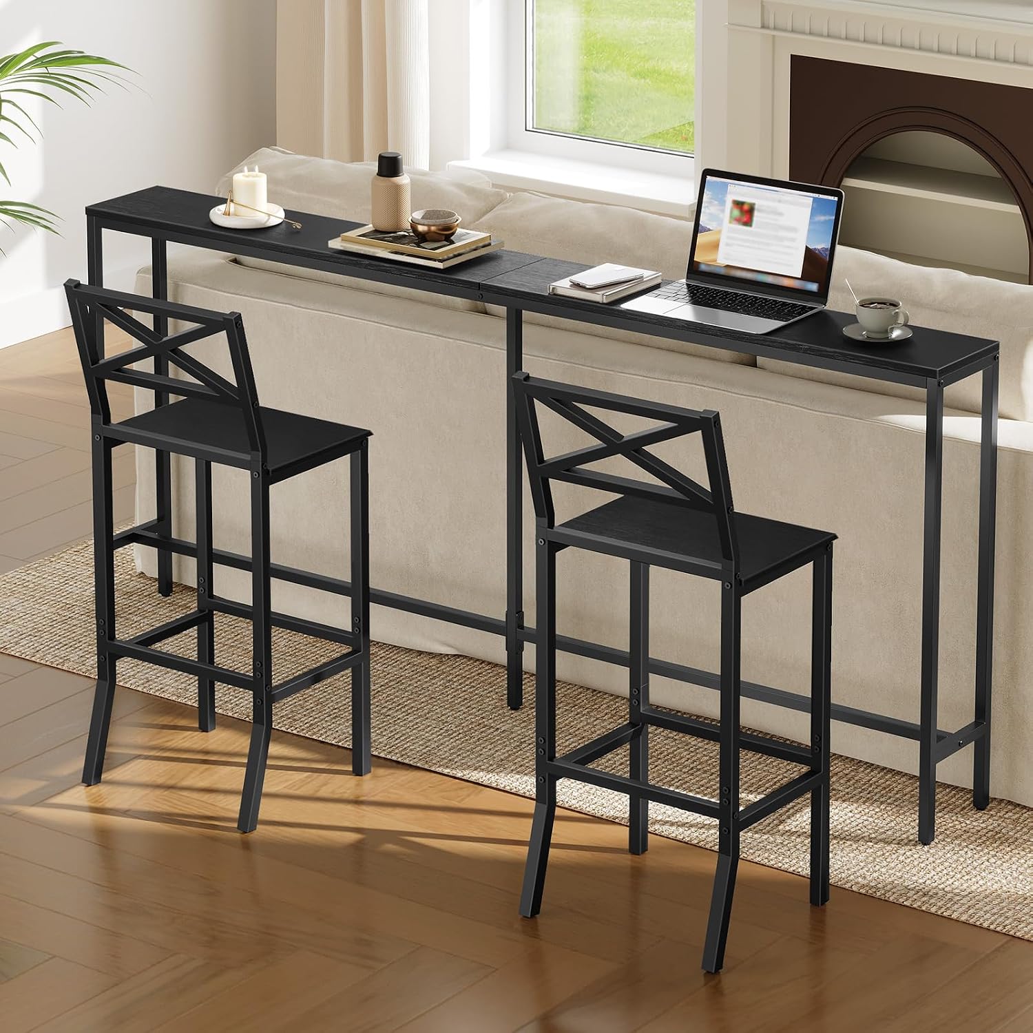 Stołki barowe, zestaw 2 krzese – Home Bar Stools recenzja i cena
