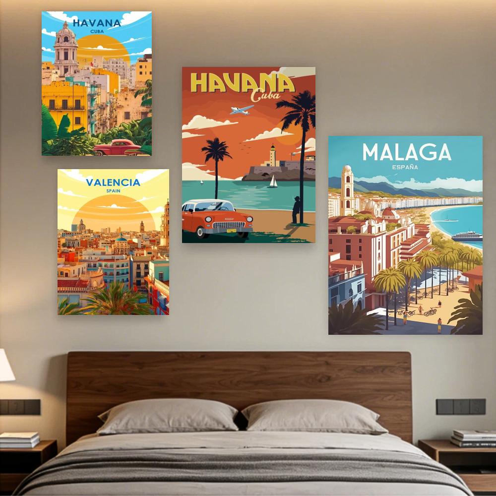 Plakat podróżniczy Hiszpania P – Home Barcelona recenzja i cena