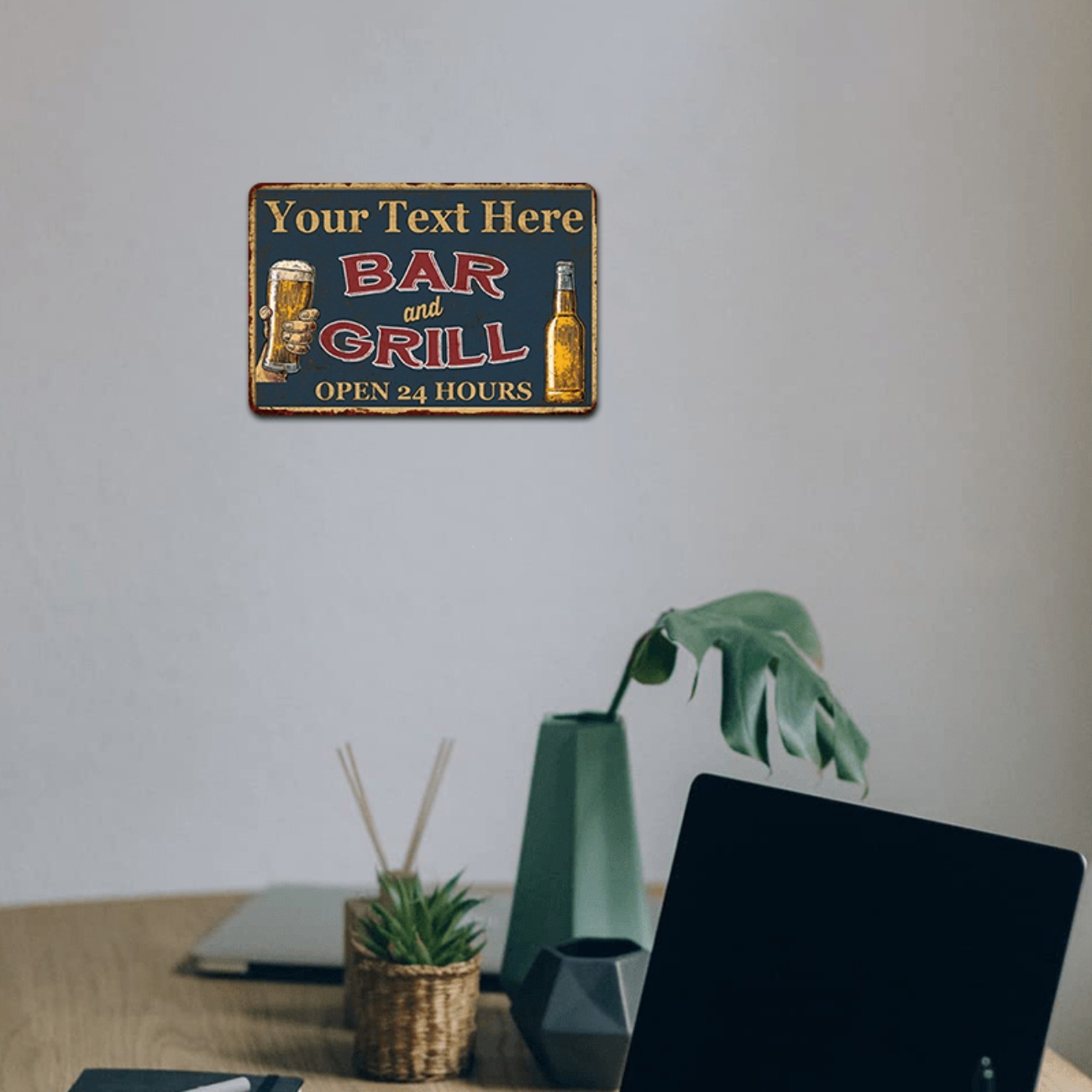 Personalizowana aluminiowa tab – Home Bar Signs recenzja i cena