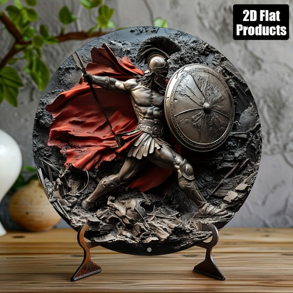 Okrągły obrazek w stylu wojown – Home Bar And Kitchen recenzja i cena