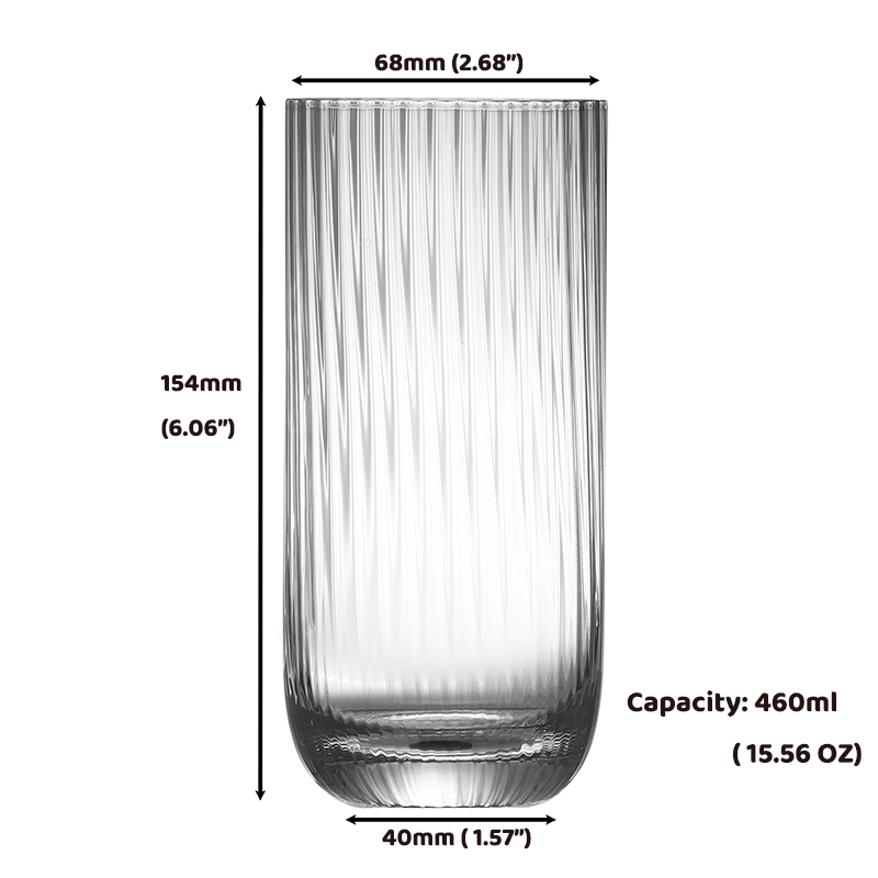 Bezoljowe kreatywne szklanki h – Highball Glass Set recenzja i cena